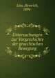 Untersuchungen zur Vorgeschichte der gracchischen Bewegung, L?w, Heinrich, 1894- 