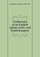 Confessions of an English opium-eater, and kindred papers, Thomas de Quincey 