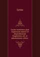 Lysi? orationes qu? supersunt omnes et deperditarum fragmenta, ed. et adnotatione critica ., Lysias 