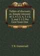 Tables of discount; or, Simple interest: At 5, 4 1/2, 4, 3 1/2, 3, and 2 1/2 Per Cent from One ., T.B. Gumersall 