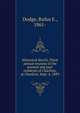 Historical sketch, Third annual reunion of the present and past residents of Charlton, at Charlton, Sept. 4, 1899, Dodge, Rufus E., 1861- 