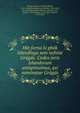 Hin forna lo?gbo?k Islendi?nga sem nefnist Gra?ga?s. Codex juris Islandorum antiqvissimus, qvi nominatur Gra?ga?s, Schlegel, Johan Frederik Vilhelm, 1765-1836,Sveinbj?rnsson, ?o?r?ur, 1786-1856, ed,Arnamagn?anske stiftelse,Iceland. Laws, statutes, etc,Pardessus, J.-M. (Jean-Marie), 1772-1853 