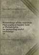 Proceedings of the American Philosophical Society held at Philadelphia for promoting useful knowledge. 59, American Philosophical Society 