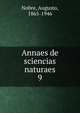 Annaes de sciencias naturaes. 9, Nobre, Augusto, 1865-1946 