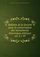 Bulletin de la Socit pour la conservation des monuments historiques d`Alsace. ser 2 v 19, Soci?t? pour la conservation des monuments historiques d'Alsace 