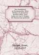 Der Nachdruck in Nordamerika. Mein Wirken als deutscher Buchha?ndler. Zwei Aufsa?tze von E. Steiger. Als Manuscript gedruckt, Steiger, Ernst, 1832-1917 