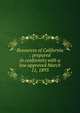 Resources of California : prepared in conformity with a law approved March 11, 1893, California. Governor (1891-1895 : Markham),California. State Printing Office. (1893) bkp CU-BANC,Markham, H. H. (Henry Harrison), 1840-1923,Maslin, E. W,Johnston, A. J 