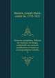 Oeuvres completes. Edition ne varietur, 2e tirage, contenant ses oeuvres posthumes et toute sa correspondance inedite, Maistre, Joseph Marie, comte de, 1753-1821 