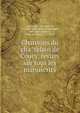 Chansons du cha?telain de Coucy, revues sur tous les manuscrits, Coucy, Gui, cha?telain de, fl. 1186-1203,Michel, Francisque, 1809-1887, ed,Perne, Franc?ois Louis, 1772-1832 