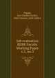 Job evaluation. BEBR Faculty Working Paper v.5, no.3, Pigage, Leo Charles,Tucker, John Lawson, joint author 