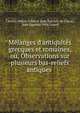 M?langes d'antiquit?s grecques et romaines, ou, Observations sur plusieurs bas-reliefs antiques ., Charles Othon Fr?d?ric Jean Baptiste de Clarac, Jean Baptiste F?lix Lajard 