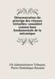 Demonstration du principe des vitesses virtuelles: considere comme base fondamentale de la mecanique, UN Administrative Tribunal, Pierre Dominique Bazaine 