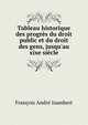 Tableau historique des progr?s du droit public et du droit des gens, jusqu'au xixe si?cle, Francois Andre Isambert 