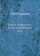 Poetic fragments: from unpublished mss, Poetic fragments 