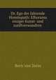 Dr. Ego der fahrende Homoopath: Elhorama einiger Kunst- und zunftverwandten ., Bern von Stein 