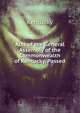 Acts of the General Assembly of the Commonwealth of Kentucky, Passed, Kentucky 