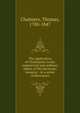 The application of Christianity to the commercial and ordinary affairs of life electronic resource : in a series of discourses, Chalmers, Thomas 