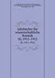 Jahrbcher fr wissenschaftliche Botanik. 50, 1911-1912, Strasburger, Eduard, 1844-1912,Fitting, Hans, 1877-,Pringsheim, N. (Nathanael), 1823-1894,Pfeffer, W. (Wilhelm), 1845-1920 