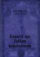 Essays on Islam microform, Sell, Edward, 1839-1932 