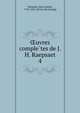 uvres completes de J. H. Raepsaet. 4, Raepsaet, Jean Joseph, 1750-1832. [from old catalog] 