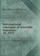 International catalogue of scientific literature. 10, 1913, Royal Society (Great Britain) 
