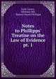 Notes to Phillipps` Treatise on the Law of Evidence. pt. 1, Esek Cowen, Nicholas Hill, Samuel March Phillipps 