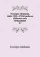 Sveriges riksbank, 1668-1918 -1924 bankens tillkomst och verksamhet. 2, Sveriges riksbank 