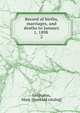 Record of births, marriages, and deaths to January 1, 1898 . 2, Lexington, Mass. [from old catalog] 