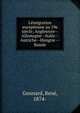 L'?migration europ?enne au 19e si?cle; Angleterre--Allemagne--Italie--Autriche--Hongrie --Russie, Gonnard, Ren?, 1874- 