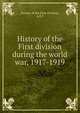 History of the First division during the world war, 1917-1919, Society of the First division, A.E.F 