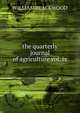 the quarterly journal of agriculture vol. ix, William Blackwood 