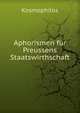 Aphorismen fur Preussens Staatswirthschaft, Kosmophilos 