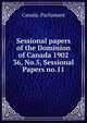 Sessional papers of the Dominion of Canada 1902. 36, No.5, Sessional Papers no.11, Canada. Parliament 