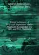 Christ to Return: A Practical Exposition of the Prophecy Recorded in the 24th and 25th Chapters ., George Emlen Hare , Levi Silliman Ives 