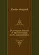 De Antipatris Sidonio et Thessalonicensi poetis epigrammaticis, Gustav Weigand 