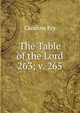 The Table of the Lord. 263; v. 265, Caroline Fry 