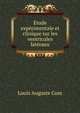 Etude experimentale et clinique sur les ventricules lateraux, Louis Auguste Coss 