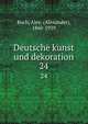 Deutsche kunst und dekoration. 24, Koch, Alex. (Alexander), 1860-1939 