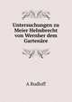 Untersuchungen zu Meier Helmbrecht von Wernher dem Gartenare., A. Rudloff 