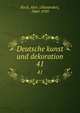 Deutsche kunst und dekoration. 41, Koch, Alex. (Alexander), 1860-1939 