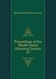 Proceedings of the Rhode Island Historical Society. 25, Rhode Island historical society 