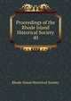 Proceedings of the Rhode Island Historical Society. 40, Rhode Island historical society 
