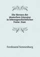 Die Heroen der deutschen Literatur in lebensgeschichtlicher Form: Zum ., Ferdinand Sonnenburg 