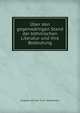 Uber den gegenwartigen Stand der bohmischen Literatur und ihre Bedeutung, Leopold Leo von Thun -Hohenstein 