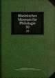Rheinisches Museum fr Philologie. 50, Rheinisches Museum f?r Philologie, Geschichte und Griechische Philosophie,Museum f?r Philologie 