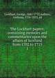 The Lockhart papers: containing memoirs and commentaries upon the affairs of Scotland from 1702 to 1715. 1, Lockhart, George, 1681-1732,Aufrere, Anthony, 1756-1833, ed 