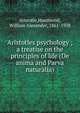 Aristotles psychology ; a treatise on the principles of life (De anima and Parva naturalia), Aristotle,Hammond, William Alexander, 1861-1938 