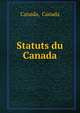 Statuts du Canada, Canada, Canada 