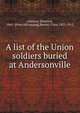 A list of the Union soldiers buried at Andersonville, [Atwater, Dorence], 1845- [from old catalog],Barton, Clara, 1821-1912 