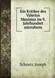 Ein Kritiker des Valerius Maximus im 9. Jahrhundert microform, Schnetz Joseph 